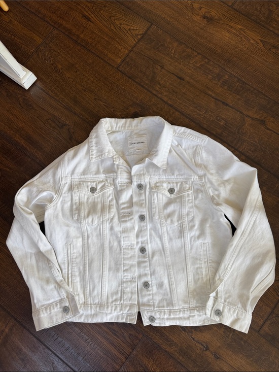 Lucky Brand Jackets & Blazers - Lucky Brand Women's White Denim Jacket